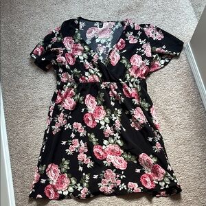 SHEIN Floral Mini Dress. 2XL